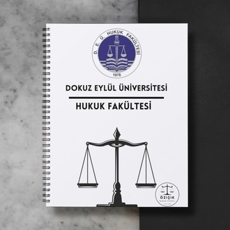(D.E.Ü-HUKUK )-DEFTERİ Geleceğin Hukukçularına Özel !