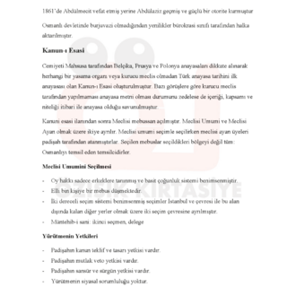 ( TÜRK ) ANAYASA HUKUKU / FİNAL / BAHAR DÖNEMİ.(A).CLASS