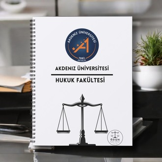 (AKDENİZ-HUKUK )-DEFTERİ Geleceğin Hukukçularına Özel !