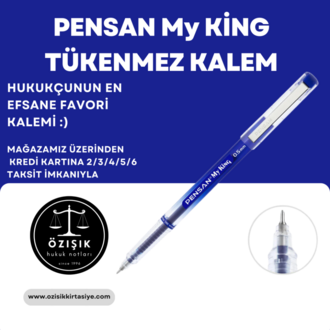 PENSAN TÜKENMEZ KALEM 0.5 (MAVİ)