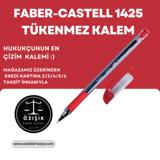 FABER-CASTELL 1425 (KIRMIZI)
