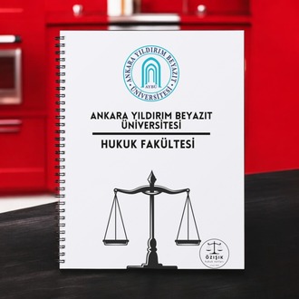 (A.Y.B.Ü-HUKUK )-DEFTERİ Geleceğin Hukukçularına Özel !