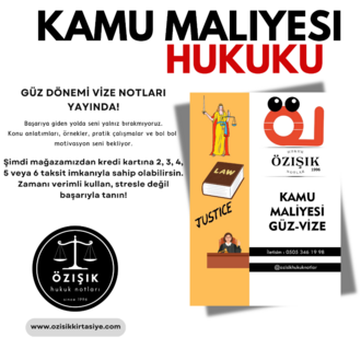 KAMU MALİYE-GÜZ DÖNEMİ.VİZE-DERS NOTU 