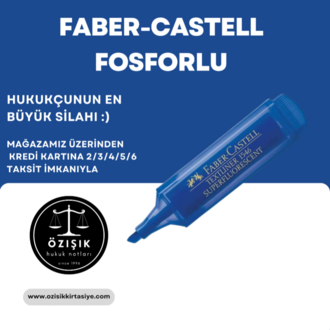 FABER-CASTELL FOSFORLU (MAVİ)