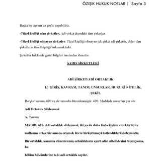 TİCARET(ŞİRKETLER)-HUKUKU / FİNAL / BAHAR DÖNEMİ.(A).CLASS