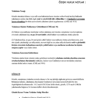 CEZA USUL HUKUKU /FİNAL/(BAHAR)-(A)-CLASS