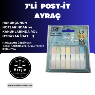 7'Lİ POST İT AYRAÇ 