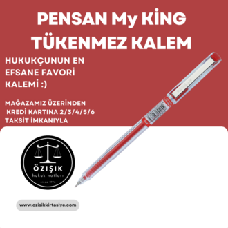 PENSAN TÜKENMEZ KALEM 0.5 (KIRMIZI)