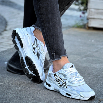 Asics Beyaz Siyah Erkek