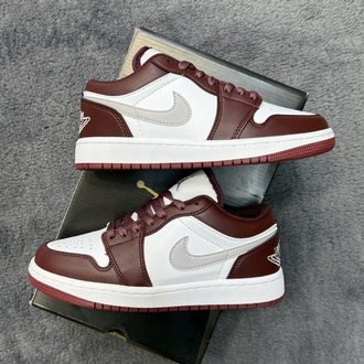 Jordan Bordo Gümüş Logo (36-44)