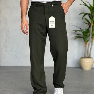 Yün Pamuk Baggy Kalıp Pantolon