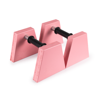PS SPOR Ahşap Şınav Barı, Amut Barı, Paralel Bar ( Pembe )