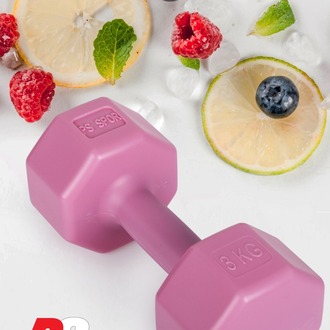 PSSPOR 2 Adet 3KG Pembe Renk Dambıl Seti ( 2 Adet 3KG Gönderim Yapılmaktadır)