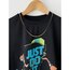 Jusdoit Baskılı Oversize Tshirt