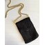 Örgü mini telefon çantası