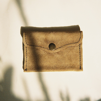 Leather Suet Wallet