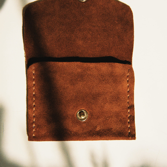 Leather Suet Wallet