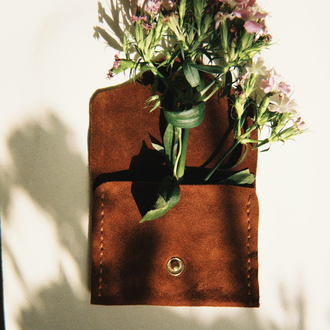 Leather Suet Wallet