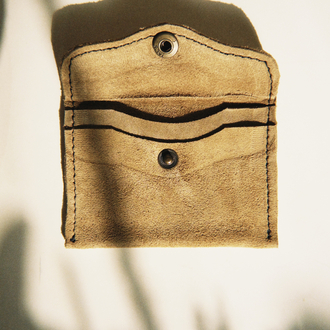 Leather Suet Wallet