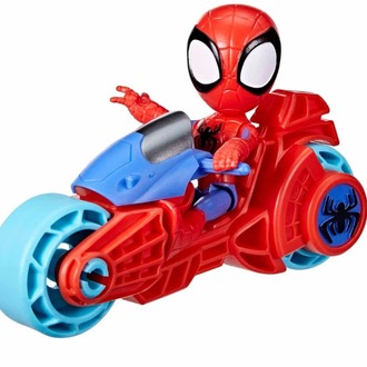 Marvel Spidey & His Amazing Friends – Spidey Figür ve Motor Seti (Hasbro)