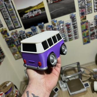 ❌VW T1 Tooned Bus Kumbara 3D Baskı❌