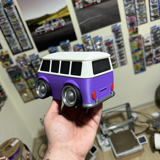 ❌VW T1 Tooned Bus Kumbara 3D Baskı❌