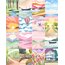 Watercolour Drawings Scrapbook Kağıt Seti(16 adet)