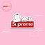 Supreme Snoopy Suya Dayanıklı Sticker