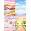 Watercolour Drawings Scrapbook Kağıt Seti(16 adet)