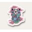 Twins Sister Cats Tekli Sticker 
