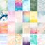 Water Color Scrapbook Kağıt Seti (24 adet)