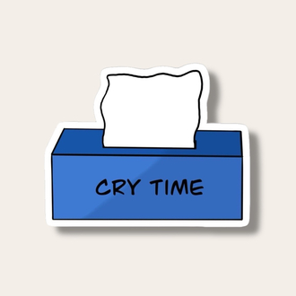 Cry Time Tekli Sticker 
