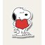 Snoopy with Heart Tekli Sticker