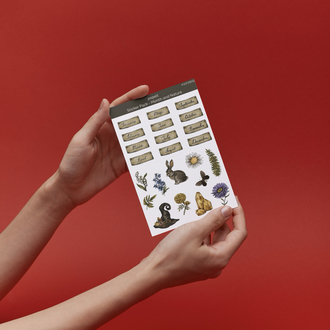 Month and Nature Sticker Pack