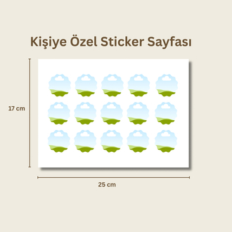 Kişiye Özel Sticker Sayfası