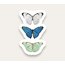 3 Butterfly Tekli Sticker 