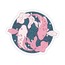 Pink Koi Tekli Sticker