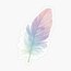Feather Tekli Sticker