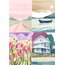 Watercolour Drawings Scrapbook Kağıt Seti(16 adet)