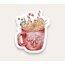 Hot Chocolate Tekli Sticker