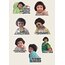 Jin Miran Mood Sticker Seti (7 parça)