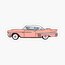 Pink Car Tekli Sticker