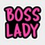 Boss Lady Tekli Sticker