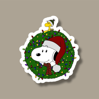 Snoopy Christmas Tekli Sticker Seti