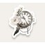Vintage Clock Tekli Sticker