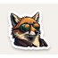 Cool Fox Tekli Sticker