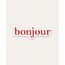 Bonjour Tekli Sticker
