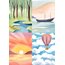 Watercolour Drawings Scrapbook Kağıt Seti(16 adet)