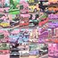 Retro Car Scrapbook Kağıt Seti (24 adet)