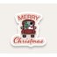 Merry Christmas Car Edition Tekli Sticker